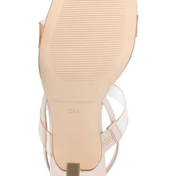 Marc Fisher Women’s Blush "Dekle" Strappy Heeled Sandals: Size 10M - Picture 8 of 10